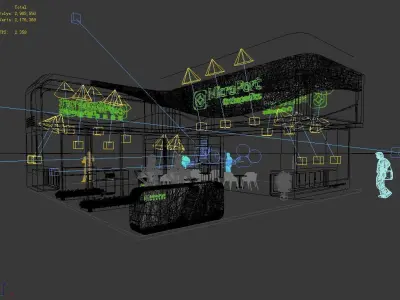 Exhibition - Area - 12X12-3DMAX2012-05 3D model