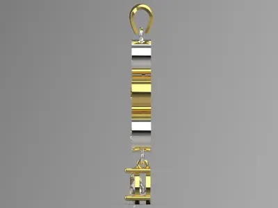 minimal jewelry pendant jp0283 3D print model