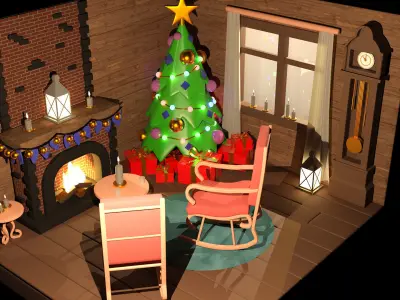 Christmas Room  3D model