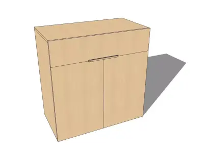 MODERN SMALL CABINET DRESSER Free 3D model