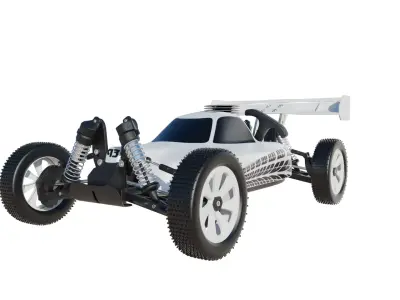 RC Racing Car buggy 3D model