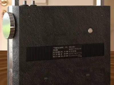 Patrolman 6 Radio Low-poly 3D model