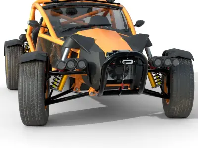 Ariel Nomad Buggy Car 2016 Game Ready Low-poly 3D model