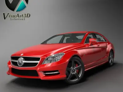 Mercedes Benz CLS CDI 2012 studio 3D model