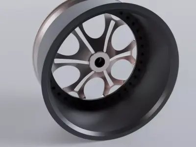 AL13 R110 Centerlock wheel 3D model