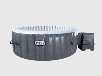 Intex whirlpool Pure SPA Bubble Massage Low-poly 3D model