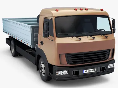 Truck Medium-Duty v 1 3D model