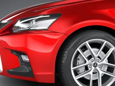 Lexus CT 200h regular 2020 3D model