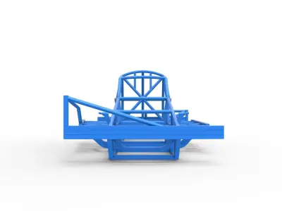 Frame of BriSCA Formula 1 Stock Car Scale 1 to 25 3D print model