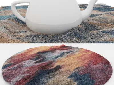Rugs No 497 Low-poly 3D model