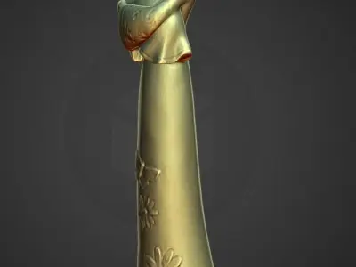 mother holding baby mothers day 3D print model