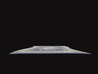 Medieval Carpet V7 Low-poly 3D model