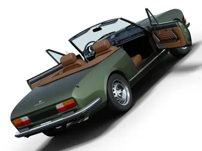 Peugeot 504 Cabriolet 3D model