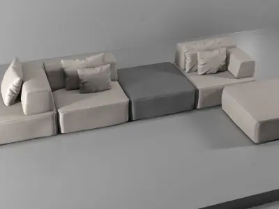 Sofa Sollos Free 3D model