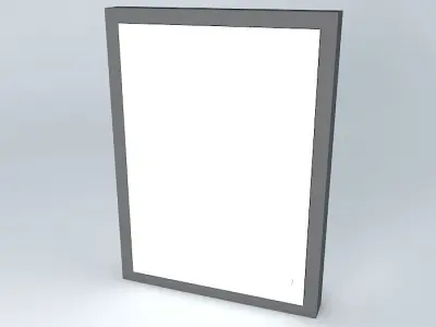 Transport rectangular glass frame Free 3D model