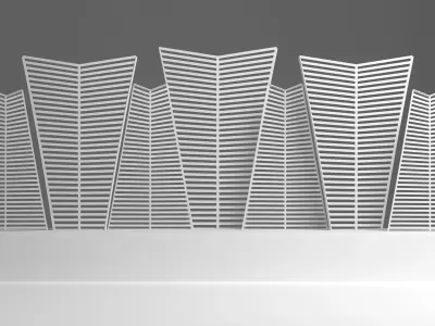 Modern Stage 3D model