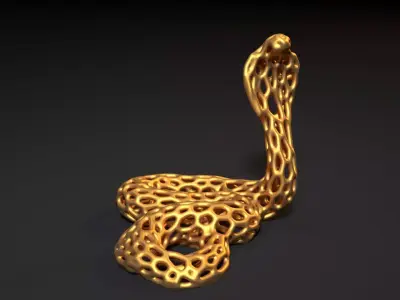 Cobra Voronoi 3D print model