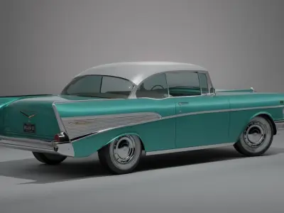 1957 Chevrolet Bel Air Original 3D model 3D model