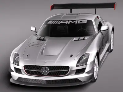 Mercedes Benz SLS AMG GT3 3D model