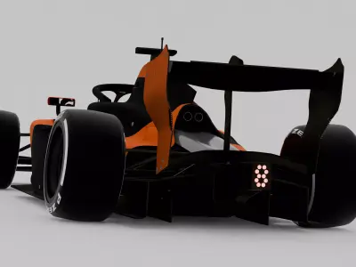 FIA F3 2025 Low-poly 3D model