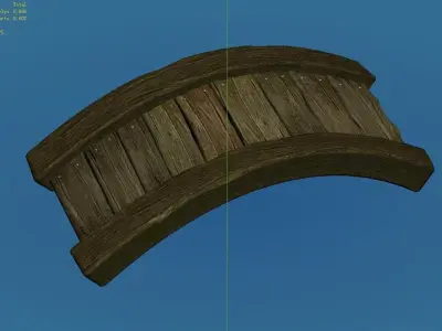 Game Cartoon - Bridge 75 3D model