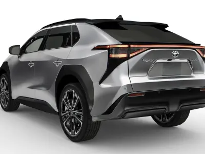 Toyota bZ4X 2023 Low-poly 3D model