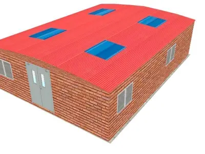 Grain Store House 3D Model max 3D model