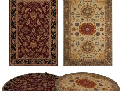 Rugs No 877 Low-poly 3D model
