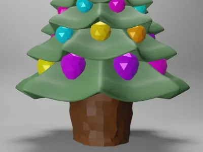 Christmas tree  3D print model
