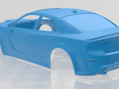 Dodge Charger SRT Hellcat Widebody 2020 - Body Car STL 3D print model