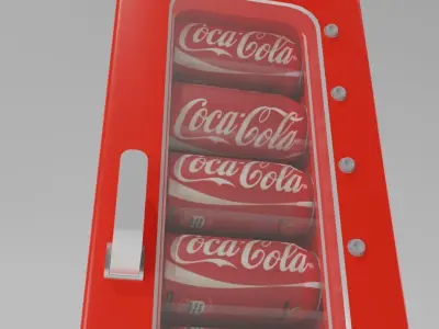 Drinks vending mashine Free 3D model
