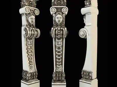 Baluster CNC 3D print model