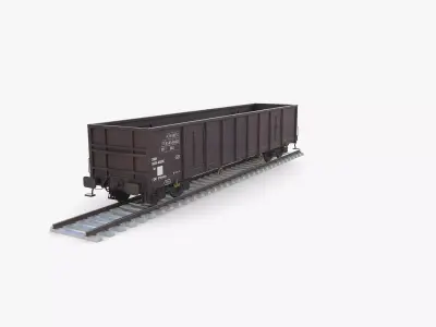 CFR Open Box Rail Car v1 3D model