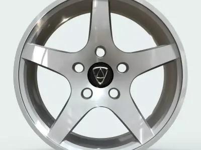 Affekta Rim 1 Sport Tuning Design Concept Low-poly 3D model