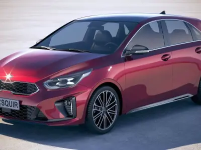 Kia Ceed GT-line 2019 3D model