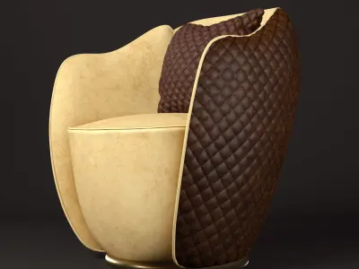 Armchair AUDREY Italy 3D model