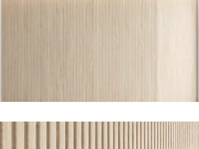 Wood panels set5 3D model