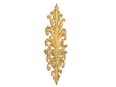 Classic decor ornament carved 41  3D model