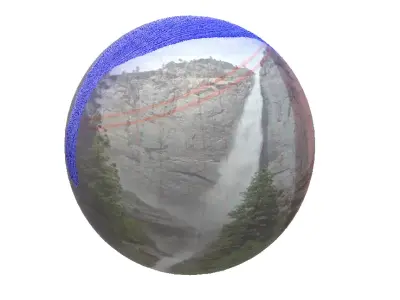 Waterfall Planet 3D model