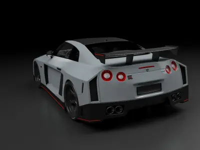 Nissan Gt-R R35 - Wide Body 3D model