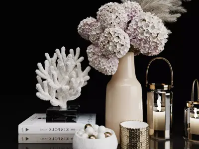 Modern Minimalist Decorative Set 3D model