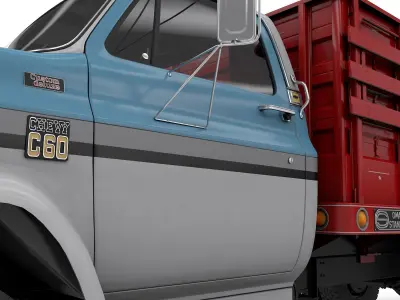 Chevy C60 Truck Omaha Standard 1977 3D model