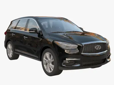 4 Cars  Muscle car Sports sedan Sport car Crossover 3D Model Pack