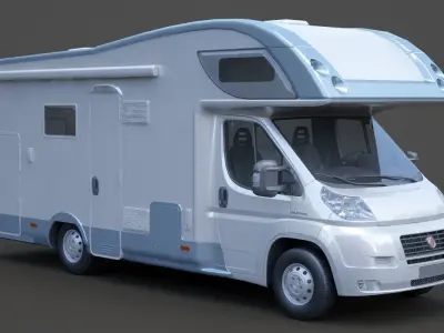 Fiat Ducato Campervan 3D model