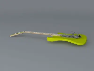 Kramer Nightswan guitar Free 3D model