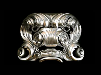 Classic carved 068 3D model