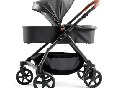 Convertible Stroller Transformer Natural Curves model pack Low-poly 3D model