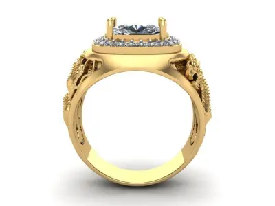 The Dragon Ring 3D print model