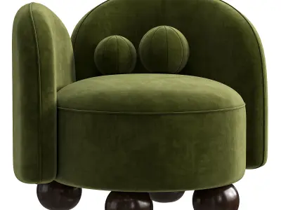 MANON ARMCHAIR BY NOHO 3D model