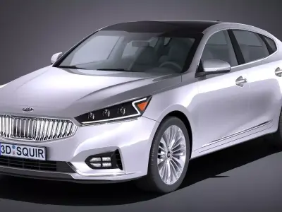 Kia Cadenza 2017 LEDlights 3D model